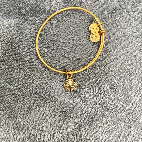 ALEX AND ANI seashell charm bangle bracelet - Picture 2 of 3